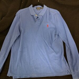 Polo by Ralph Lauren Men's Blue Polo Shirt
